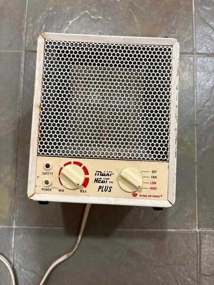 Photo of free small portable space heater (Columbia Heights) #1