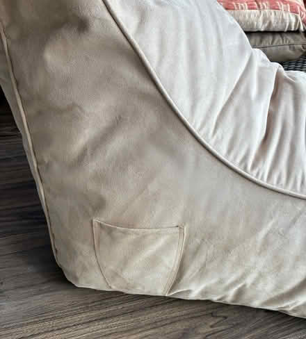 Photo of free Faux suede bean bag chair (Kempshott Rise) #4