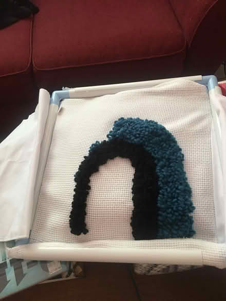 Photo of free Half done punch needle pillow (Northwest Sunnyvale) #1