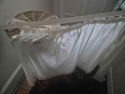 Photo of free Short Curtain rails with curtains (Iffley Road OX4) #1