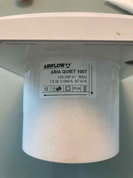 Photo of free Airflow Aria Quiet 100T Extractor (Crouch End N8) #2
