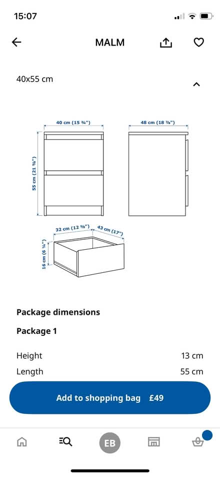 Photo of free IKEA Malm Oak Bedside Tables/Drawers (Linslade LU7) #2