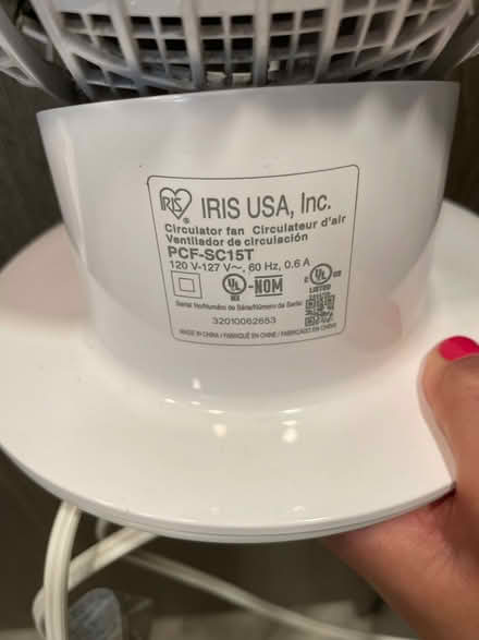 Photo of free IRIS Woozoo oscillating fan (Kirkland) #3