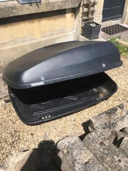 Photo of free Halfords roof top box (Oldfield Park) #2