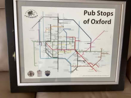 Photo of free Pubs of Oxford in damaged frame (Headington OX3) #1
