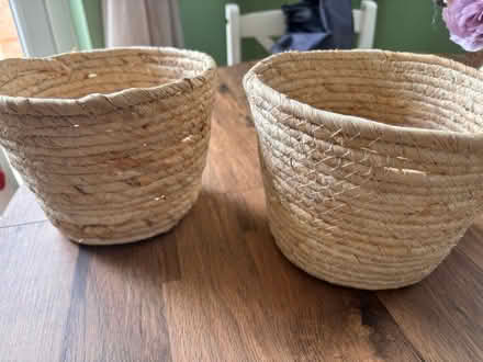Photo of free Two small woven baskets (Cowie FK7 7) #1