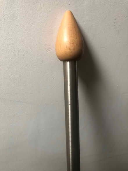 Photo of free Metal silver curtain pole 1.6m long (Freehold LA1) #1