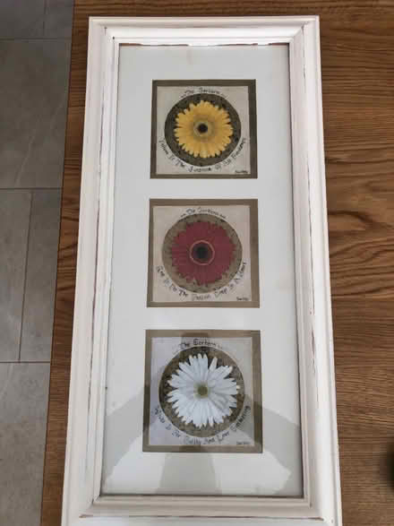 Photo of free Framed Gerbera artwork (SG4 Hitchin) #1