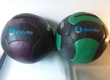 Photo of free Medicine Leather Slam Ball x 2 (Chapel Allerton LS7) #3