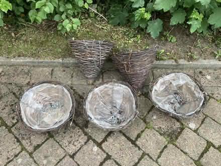Photo of free 5 Hanging Baskets (Ravensmoor CW5) #1