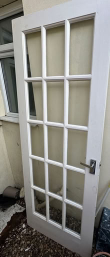 Photo of free Wooden Door with glass panes (Southsea PO5) #4