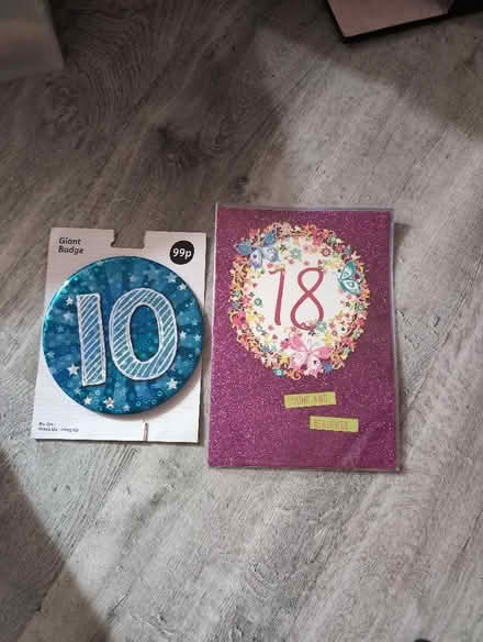 Photo of free Badge and a card (Bromley North BR1) #1