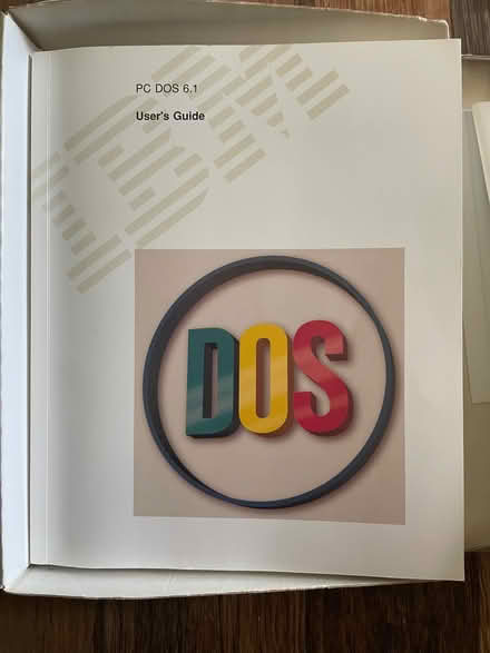 Photo of free IBMPC DOS 6.1 User Guide (Kenilworth CV8) #1
