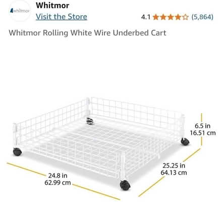 Photo of free Under bed rolling storage (2) (Hill East) #1