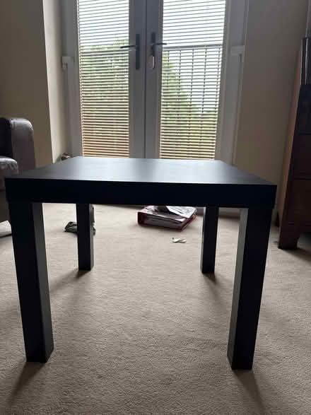 Photo of free Square black ikea lack table (Allestree, DE22) #2