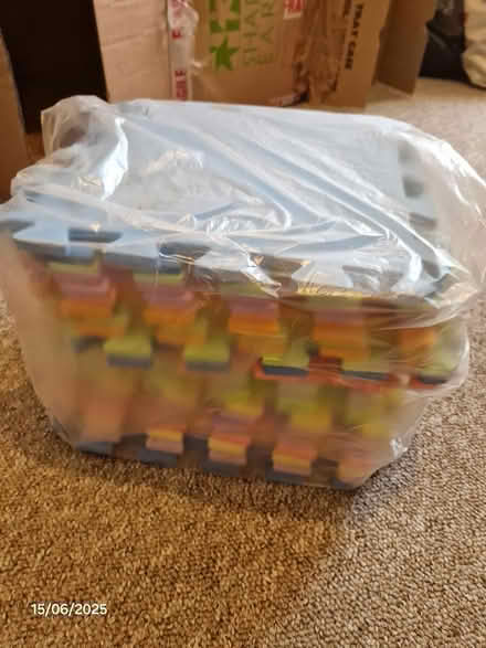 Photo of free 25 x coloured foam floor tiles (Frome, Somerset) #1