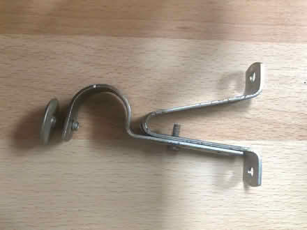 Photo of free Metal silver curtain pole 1.6m long (Freehold LA1) #2