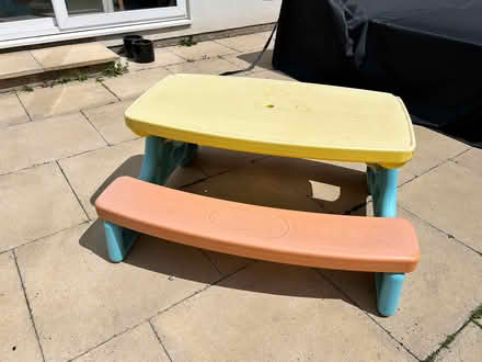 Photo of free Kids Garden Picnic Table (Whitelea NE23) #2