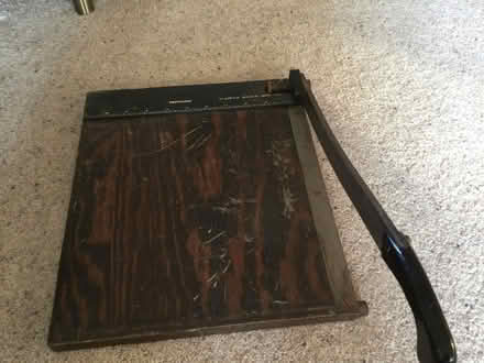 Photo of free Vintage paper cutter (Cox Green SL6) #2