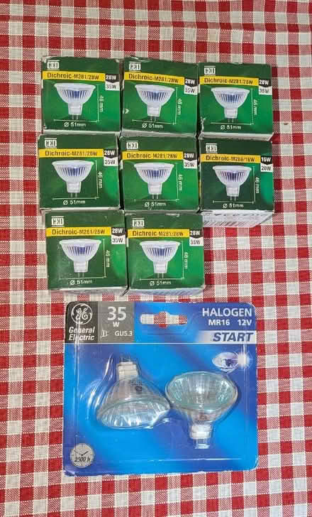 Photo of free MR16 Halogen Bulbs x 10 (Balerno EH14) #1