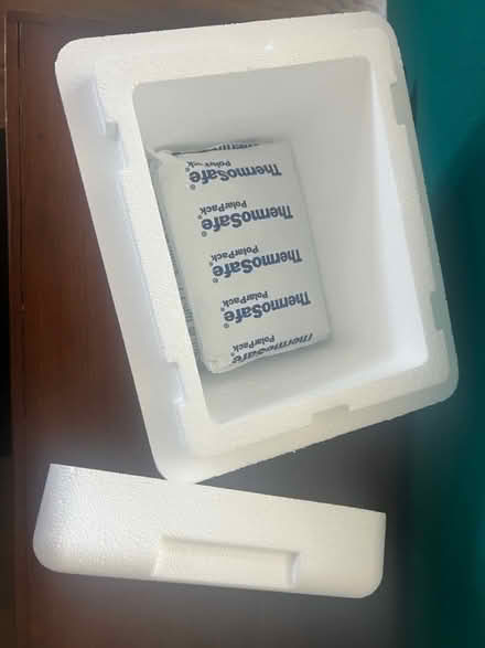 Photo of free Styrofoam cooler & 3 ice packs (Hawthorne) #1