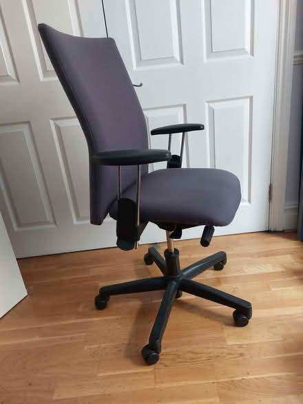 Photo of free Office chair-grey-purple-ish colour (Marylebone W1G) #1