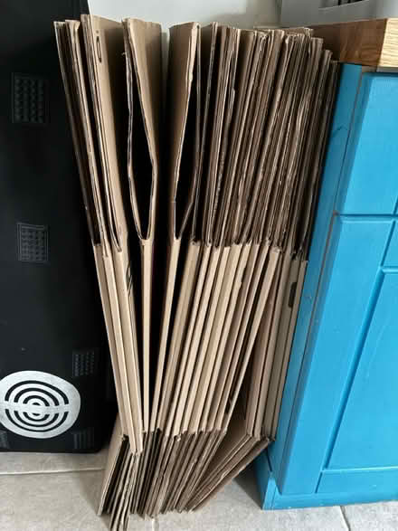 Photo of free 7 cardboard boxes 52cmx52cmx40cm (Stratford E15) #1