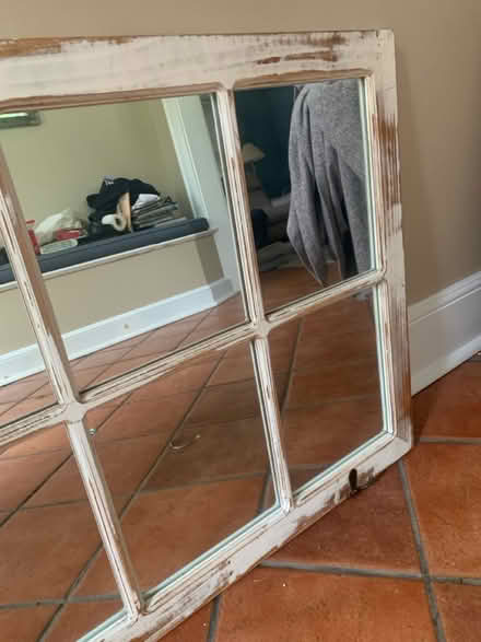Photo of free Rustic Hall Mirror with Hooks (Cottageville, South Brunswick) #2