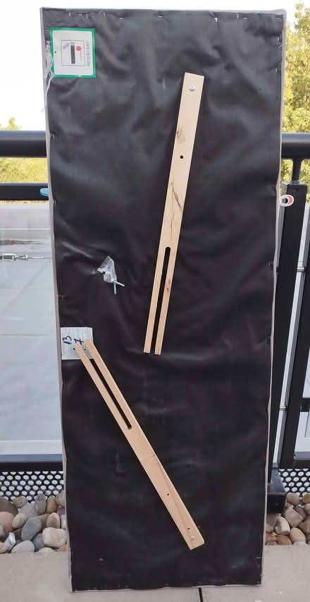 Photo of free Grey double bed headboard (Crystal Palace SE19) #3