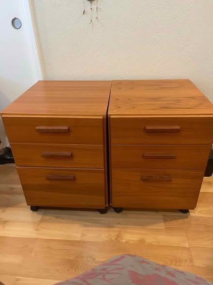 Photo of free wooden cabinets with wheels (Campbell/Winchester) #1