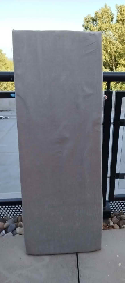 Photo of free Grey double bed headboard (Crystal Palace SE19) #1