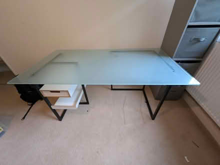 Photo of free Glass topped desk (Blackboys TN22) #2