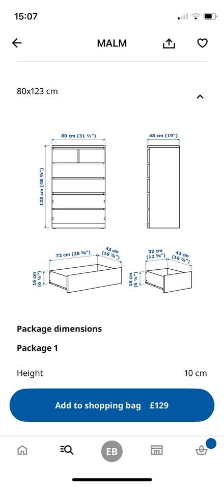 Photo of free IKEA Malm Oak Desk (Linslade LU7) #3