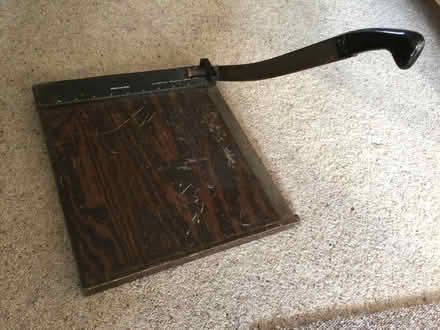 Photo of free Vintage paper cutter (Cox Green SL6) #1