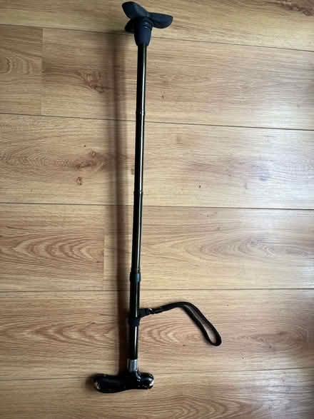 Photo of free Adjustable walking stick with wooden handle (Barleybank G66) #1