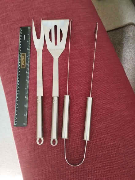 Photo of free Stainless Steel BBQ tools (set of 3) (Gerrards Cross SL9) #1