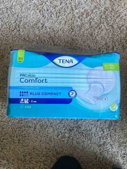 Photo of free Tena Pads (South Croydon CR2) #1