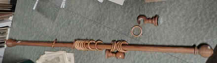 Photo of free 140cm wooden curtain pole (SW6) #1