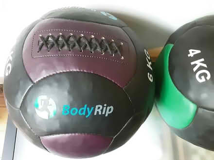 Photo of free Medicine Leather Slam Ball x 2 (Chapel Allerton LS7) #2