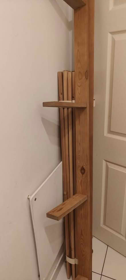 Photo of free Wooden Double bed (Dy10 2ly Kidderminster.) #1