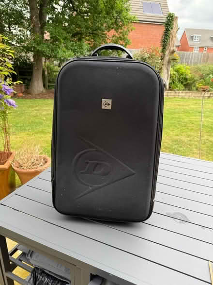 Photo of free Black extendable suitcase. Dunlop (RG7 1gx) #1