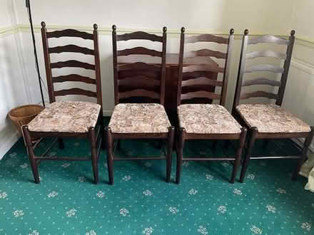Photo of free Gate legged table and 4 dining chairs (Tideswell SK17) #3