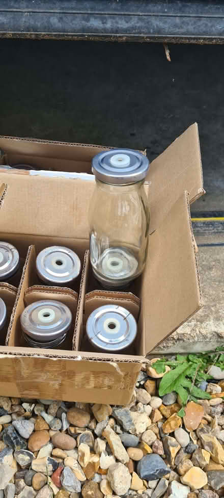 Photo of free Kids party drink bottles/jars (Binfield Heath RG9) #1