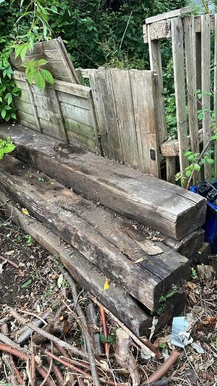 Photo of free Railway Sleepers (Bisley Old Road GL5) #2