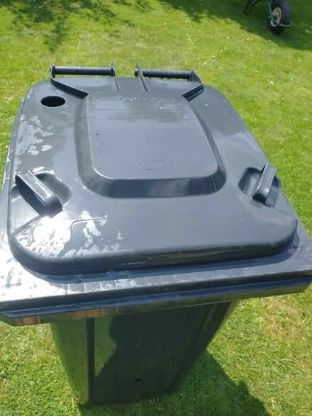 Photo of free Black Wheelie bin with two holes (Winkfield Row RG42) #2