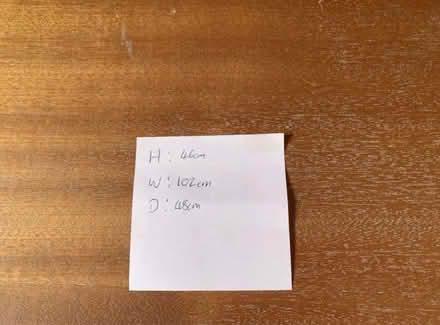 Photo of free Large Teak floor unit/cupboard (Balby, DN4) #3