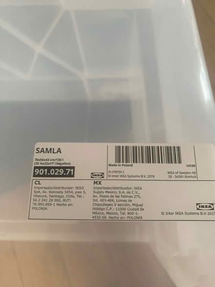 Photo of free ilea storage box with lid (CR0) #2