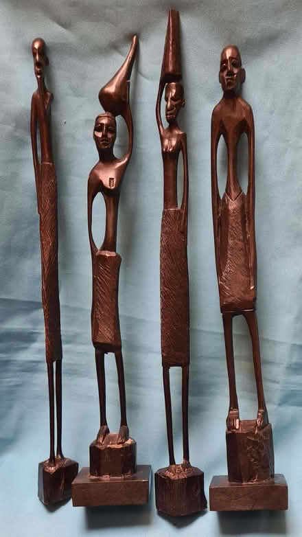 Photo of free Set of four carved Figurines (Stockport SK3) #1