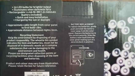 Photo of free New solar powered garden lights (SW8 Oval Vauxhall) #3