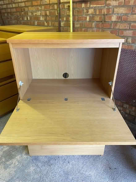 Photo of free IKEA Malm Oak Desk (Linslade LU7) #2